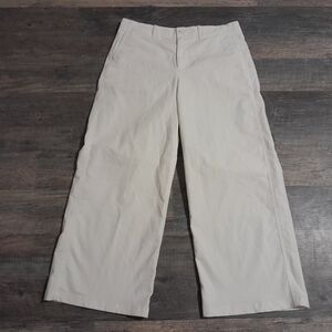 Vintage Polo By Ralph Lauren Corduroy Wide Leg Pants Ivory Women's Size 14